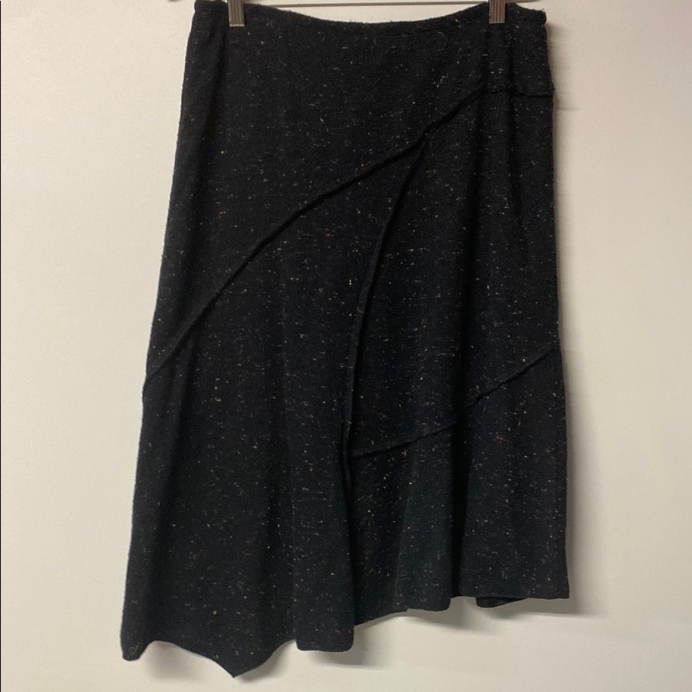 BETS by Canvasback Vintage Elegant Black Asymmetrical Skirt